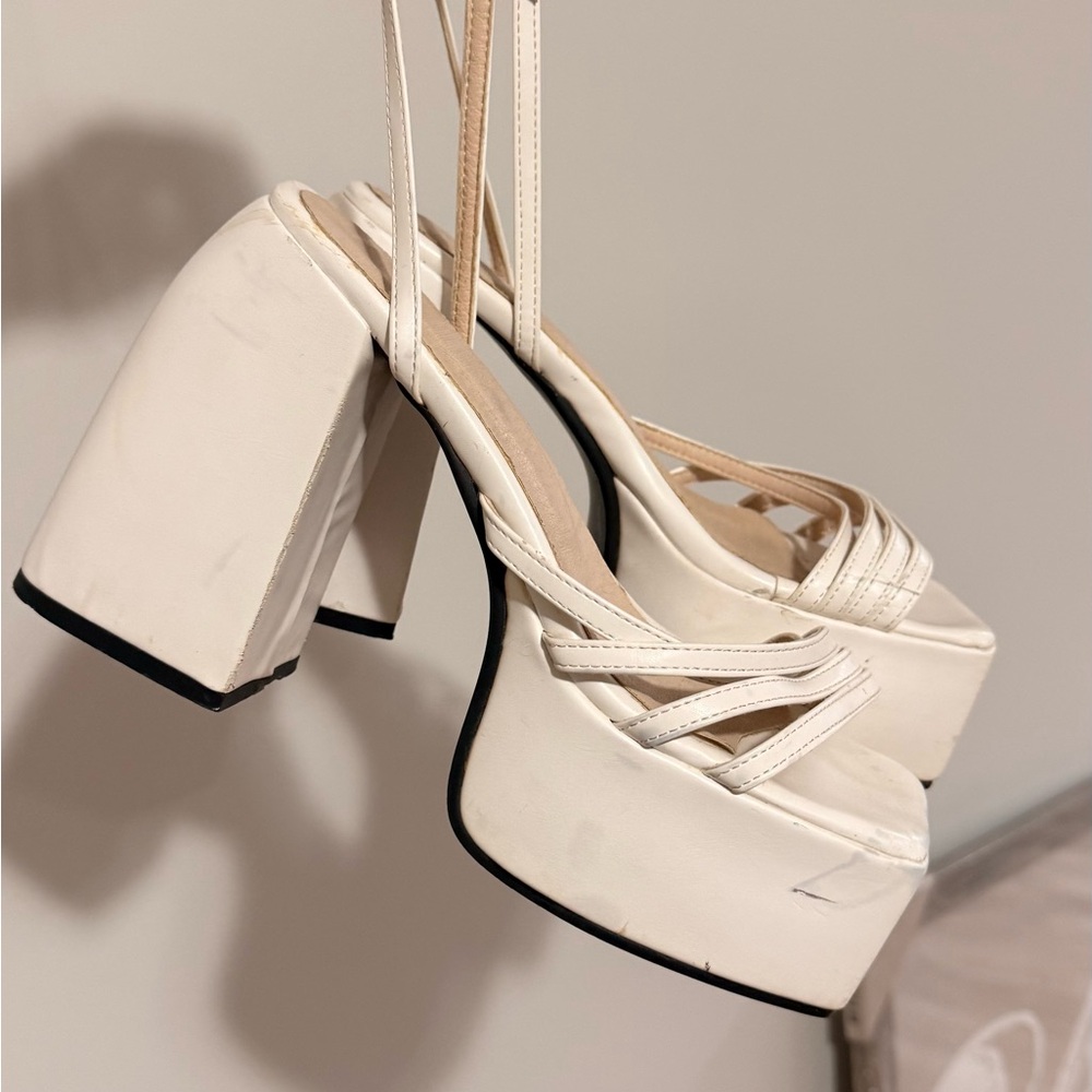 Windsor Smith style platform sandals